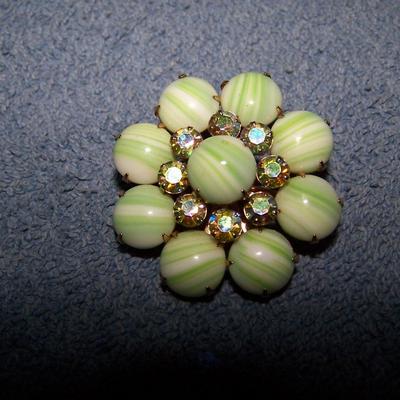 LOT 27 LOVELY VINTAGE RHINESTONE PINS