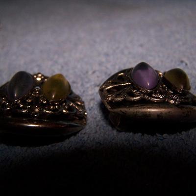 LOT 32 WONDERFUL VINTAGE SIGNED EARRINGS