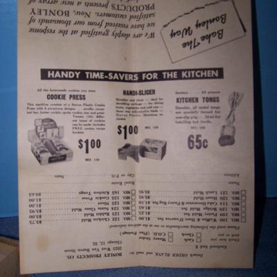 LOT 36 WONDERFUL VINTAGE KITCHEN PIECES SILEX