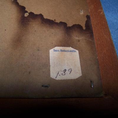 LOT 37 GREAT VINTAGE MCM HAND PAINTED PLATES IN FRAMES--CALIFORNIA