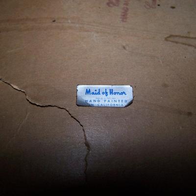 LOT 37 GREAT VINTAGE MCM HAND PAINTED PLATES IN FRAMES--CALIFORNIA