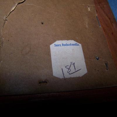 LOT 37 GREAT VINTAGE MCM HAND PAINTED PLATES IN FRAMES--CALIFORNIA