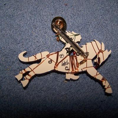 LOT 48 FAB COLLECTIBLE LIZTECH COWGIRL ARTIST PIN