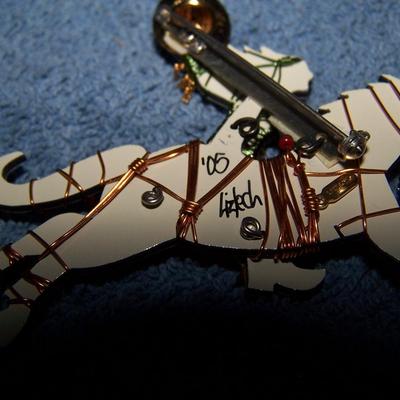 LOT 48 FAB COLLECTIBLE LIZTECH COWGIRL ARTIST PIN