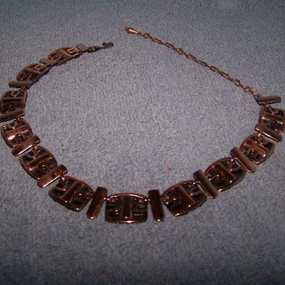 LOT 52 GREAT VINTAGE COPPER JEWELRY