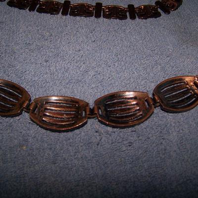 LOT 52 GREAT VINTAGE COPPER JEWELRY