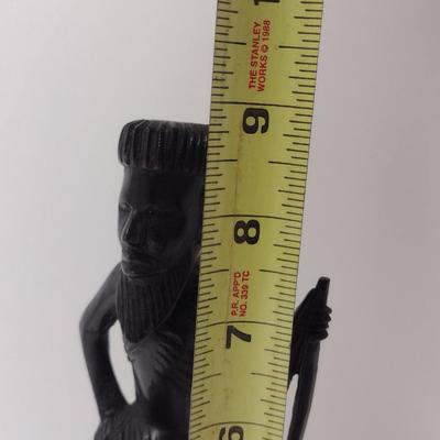 Carved Wooden African Tribal Male Figurine- Approx 8 3/4" Tall