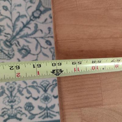 Butcher Block Top Farmhouse Table with Bench Seats- Approx 72" Long