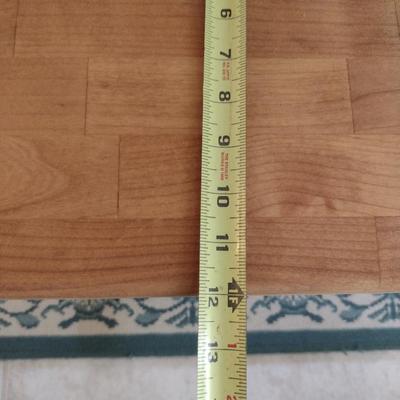 Butcher Block Top Farmhouse Table with Bench Seats- Approx 72" Long