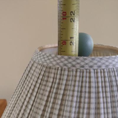 Ceramic Table Top Accent Lamp with Shade- Approx 20 1/4" Tall