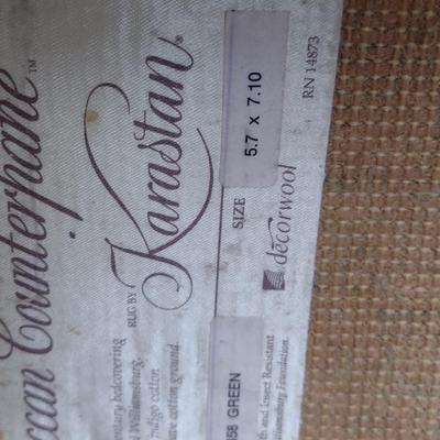 Karastan Indoor/Outdoor Patio Rug- Approx 5.7' x 7.10'