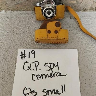 Sale Photo Thumbnail #210: Q.P. mini spy camera with case. Fits small flat rate box.