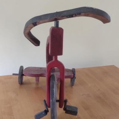 Primitive Wooden Tricycle
