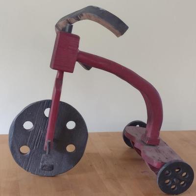 Primitive Wooden Tricycle