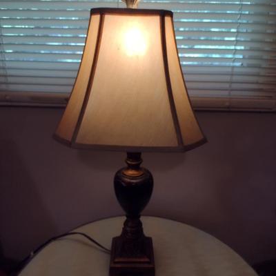 Small Table Top Accent Lamp with Shade- Approx 25" Tall
