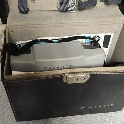 Sale Photo Thumbnail #249: Polaroid 103 with case and accessories...owners manual. Fits large flat rate box