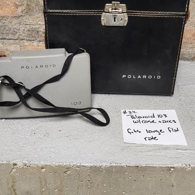 Sale Photo Thumbnail #243: Polaroid 103 with case and accessories...owners manual. Fits large flat rate box