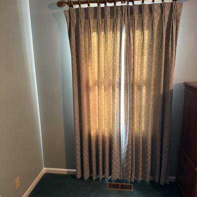 Two Pair of Lined Curtains (P-MG)