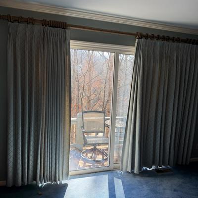 Two Pair of Lined Curtains (P-MG)