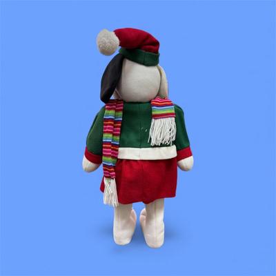 Sale Photo Thumbnail #16: Vintage Decorative Snoopy Holiday Greeter Plush Decoration  29" Tall