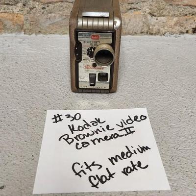 Sale Photo Thumbnail #297: Kodak Brownie Movie Camera II. I can't get the back to open :/. Fits a medium flat rate box