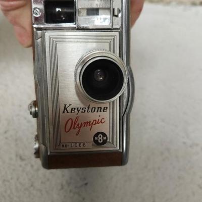 Sale Photo Thumbnail #308: Keystone Olympic movie camera. Fits a medium flat rate box.