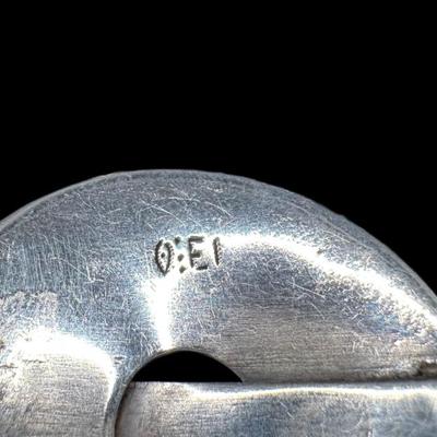 Sale Photo Thumbnail #852: **WIRE TRANSFER IS REQUIRED IF SHIPPED.** [53.48g] Includes a bezel set moonstone and topaz cuff, and a Tuareg style cuff. Total of two pieces. Measurement: 2.5” Diameter (each). Silver content confirmed using Niton XRF precious metals analyzer. **ALL P