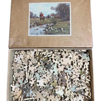 Sale Photo Thumbnail #854: Includes “Buffetting the Billows,” a puzzle by Joseph Straus, and Milton Bradley. Total of three puzzles. These have age related wear, and have not been checked for completeness. [CS]