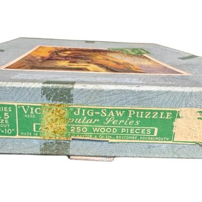 Sale Photo Thumbnail #859: Includes “Buffetting the Billows,” a puzzle by Joseph Straus, and Milton Bradley. Total of three puzzles. These have age related wear, and have not been checked for completeness. [CS]