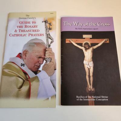 Sale Photo Thumbnail #360: This auction lot is for a Trove of Religious Pamphlets.  These publications offer prayer aid and introspection into various beliefs.  Read about Padre Pio and other interesting subjects.