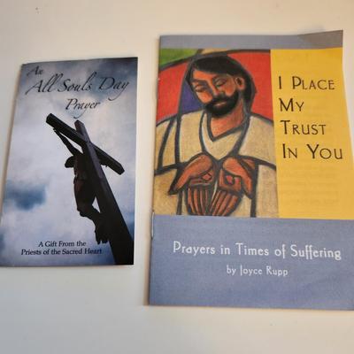 Sale Photo Thumbnail #361: This auction lot is for a Trove of Religious Pamphlets.  These publications offer prayer aid and introspection into various beliefs.  Read about Padre Pio and other interesting subjects.