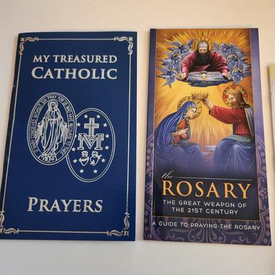 Sale Photo Thumbnail #357: This auction lot is for a Trove of Religious Pamphlets.  These publications offer prayer aid and introspection into various beliefs.  Read about Padre Pio and other interesting subjects.