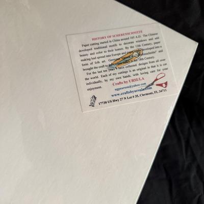 Hand Cut Paper Art By Ursula Pearson (LR-MG)