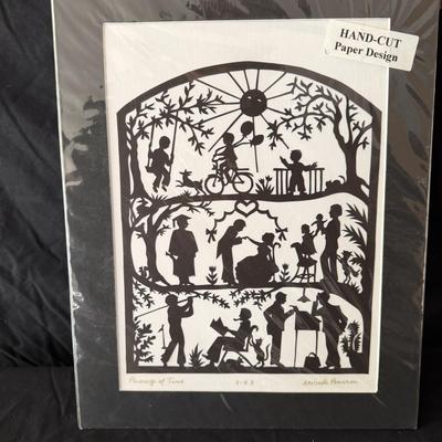 Hand Cut Paper Art By Ursula Pearson (LR-MG)