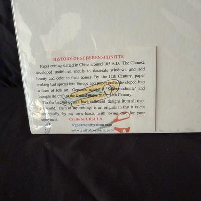 Hand Cut Paper Art By Ursula Pearson (LR-MG)