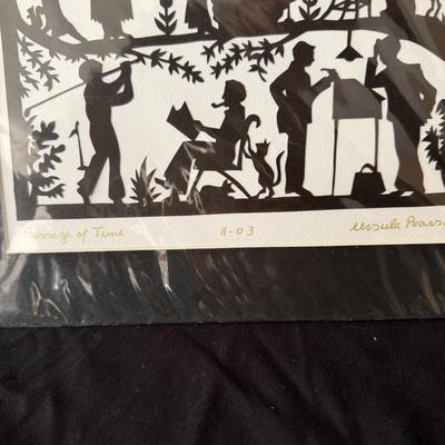 Hand Cut Paper Art By Ursula Pearson (LR-MG)