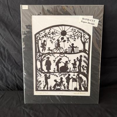 Hand Cut Paper Art By Ursula Pearson (LR-MG)