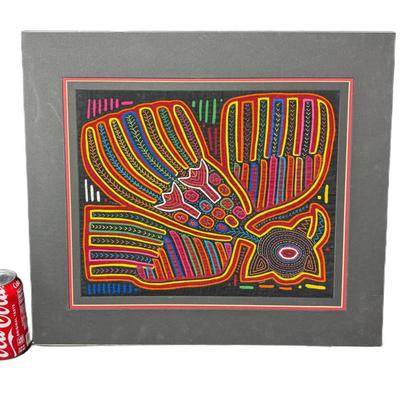 Sale Photo Thumbnail #868: The colors are vibrant. There is general age related wear. Matted dimensions: 21.25” x 18.5”. [CS]