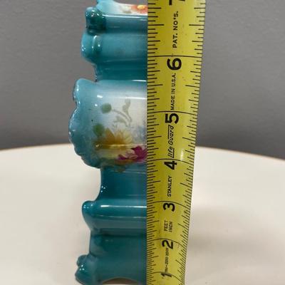 antique Ansonia Royal Bonn porcelain mantel clock