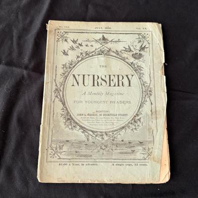 Antique Nursery Magazines & New World Speller Book (LR-MG)