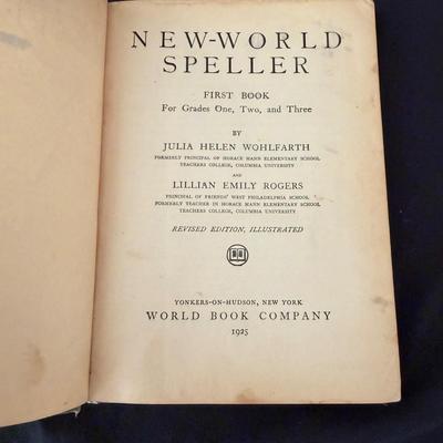 Antique Nursery Magazines & New World Speller Book (LR-MG)