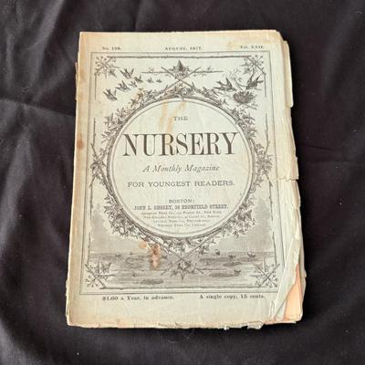 Antique Nursery Magazines & New World Speller Book (LR-MG)