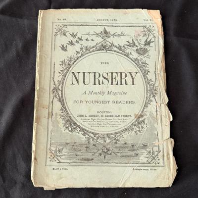 Antique Nursery Magazines & New World Speller Book (LR-MG)