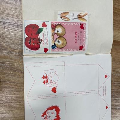 Vintage Vday cards, Life magazine and Calendar