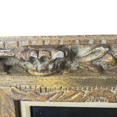 Sale Photo Thumbnail #895: This is believed to be a Dulce Hernandez Beatriz (Cuban) still life. It is painted on board, and has a gilded gesso frame. There is age related wear. Measurement: 19” x 13”. [CS]