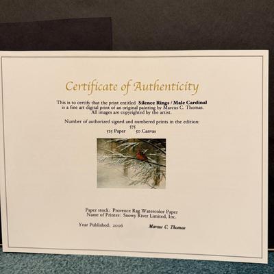 Marcus Thomas - Weaverville Artist, Framed Artwork (LR-MG)