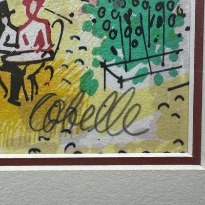 Sale Photo Thumbnail #899: Includes a signed and numbered Charles Gabriel lithograph, and a signed artist proof etching by Carol Collette. Total of two pieces. Measurement of largest: 16”L. [CS]