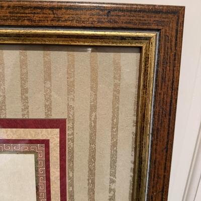 Two Botanical Framed Prints (LR-MG)