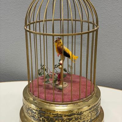 Vintage singing bird- Beak moves but no sound