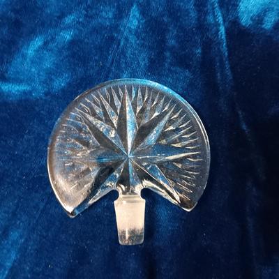 2 GLASS PERFUME BOTTLES